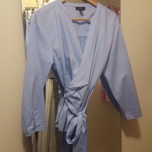 JCrew Oxford Wrap Shirt